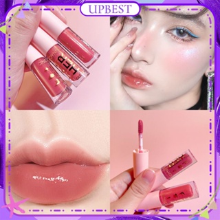 ♕ Cindynal Water Mirror Lip Glaze Moisturizing Smooth Jelly Glass Lip Gloss Non Stick Cup Easy To Color Long Lasting Lip Makeup 8 สียอดนิยม