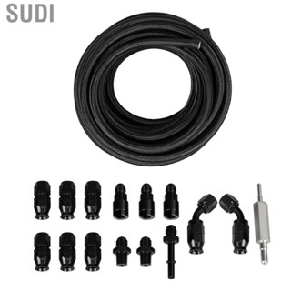 Sudi Fuel Line Fitting Kit  Hose Adapter PTFE Rubber  Aging 6AN 3/8in for LS Swap EFI System