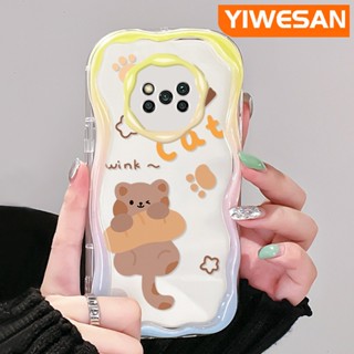 เคสโทรศัพท์มือถือ ซิลิกาเจลนิ่ม ใส กันกระแทก ลายแมวน่ารัก สําหรับ Xiaomi Poco X3 NFC Poco X3 Pro Poco X3 GT Poco X4 NFC X4 GT M3 F4