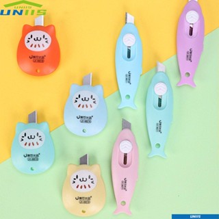 Uniis ที่เปิดการ์ดตัดกระดาษ รูปแมว ขนาดเล็ก น้ําหนักเบา สําหรับตกแต่งสมุดภาพ