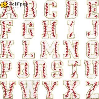 Lollipo1 แผ่นแพทช์ ลายตัวอักษร Iron on Letters a-Z 26 ชิ้น