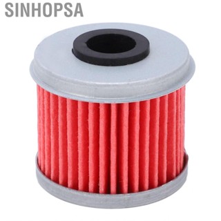 Sinhopsa Motorcycle Oil Filter  Wear Resistant Metal Outer Frame Element 15412‑MGS‑D21 for Motorbike