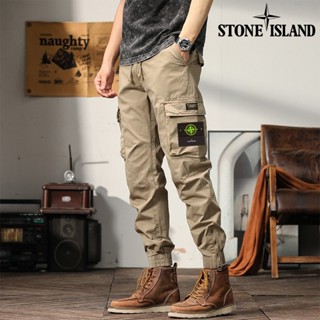 STONE ISLAND กางเกงกีฬา กางเกงวิ่งจ๊อกกิ้ง ลําลอง ขนาดใหญ่ แบบเรียบง่าย สไตล์เกาหลี เรโทร สําหรับผู้ชาย