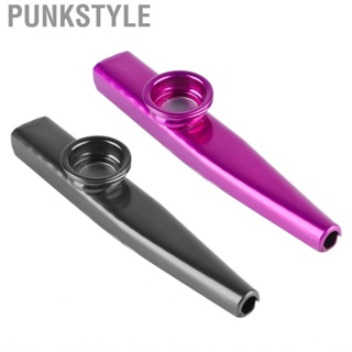 Punkstyle Metal Kazoo Aluminum Lightweight Portable Guitar Partner Flute Musical Ins