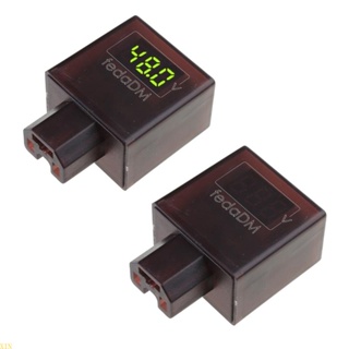 Xi เครื่องทดสอบแรงดันไฟฟ้าดิจิทัล EVVoltmeter พร้อมซ็อกเก็ตชาร์จ USB สําหรับจักรยานไฟฟ้า