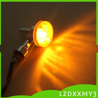 [Lzdxxmy3] หลอดไฟเลี้ยว LED ทรงกลม สําหรับรถจักรยานยนต์ แบบที่ 1