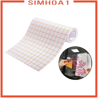 [Simhoa1] ม้วนเทปกระดาษ ลายตาราง สีส้ม สําหรับตกแต่งผนัง หน้าต่าง