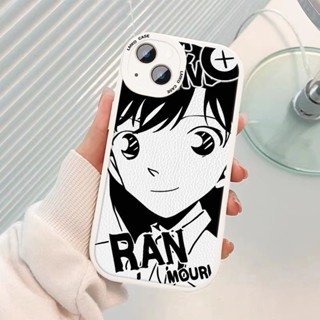 เคสโทรศัพท์มือถือหนังแกะ ซิลิโคนนิ่ม กันกระแทก ลายการ์ตูนยอดนักสืบโคนัน สําหรับ vivo IQOO NEO6 5SE 3 Z1 Z3I V11I 10 pro