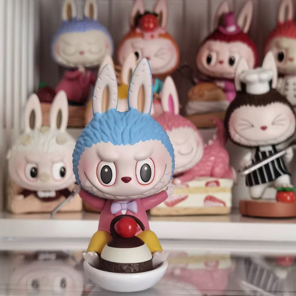 ของแท้ Popmart Labubu The Monster Patisseries Series Set 12 Designs Secret Hidden Figure Doll Orname