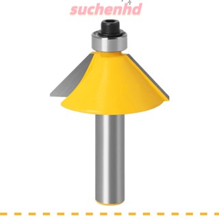 Suchenhd ดอกกัดมิลลิ่ง ก้าน 8 มม. ลบคม 45 องศา และดอกเร้าเตอร์เอียง คาร์ไบด์ สะดวกสบาย พร้อมช่องแบริ่ง สําหรับงานไม้