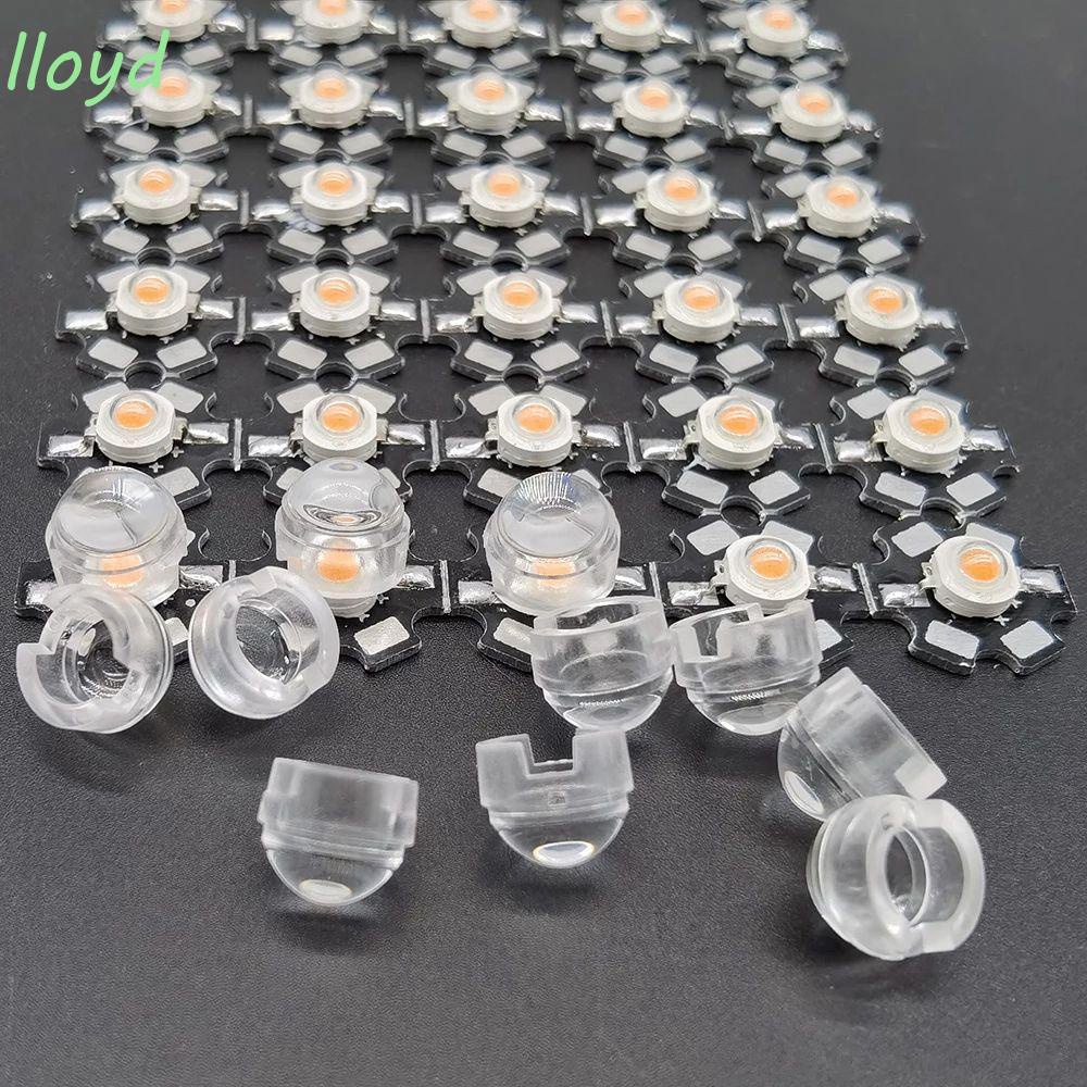 Lloyd เลนส์ออปติคอล LED PCB เลนส์อะคริลิค สะท้อนแสง 15 30 45 60 90 100 องศา ขนาดเล็ก