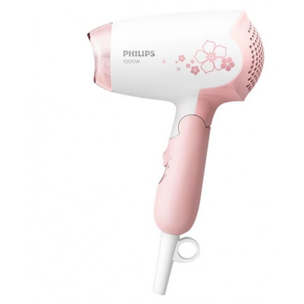 GlobalHouse PHILIPS ไดร์เป่าผม 1000วัตต์ HP8108 สีขาว-ชมพู สินค้าของแท้คุณภาพดี