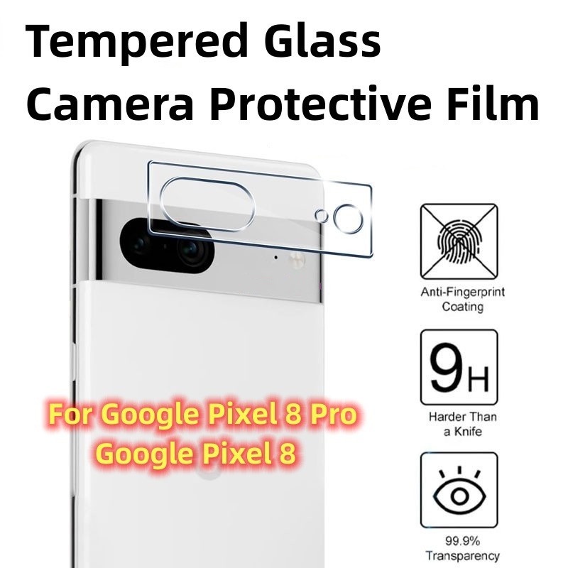 ฟิล์มกระจกนิรภัยกันรอยหน้าจอ แบบใส 3D ป้องกันเลนส์กล้อง สําหรับ Google Pixel 8 Pro Pixel8 Pro Pixel8