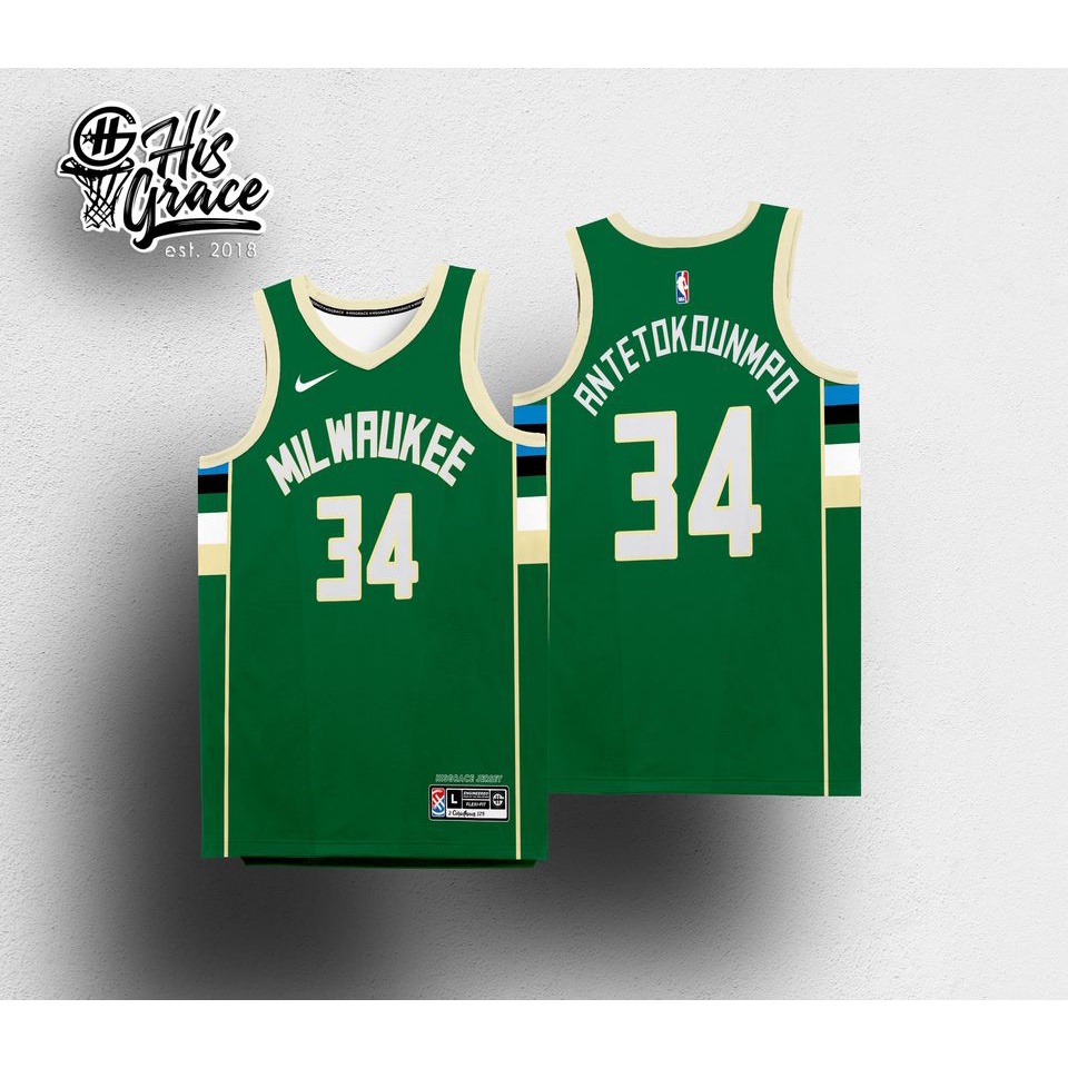 เสื้อแจ็กเก็ต ลายชื่อ และตัวเลข GIANNIS ANTETOKOUNMPO x HG