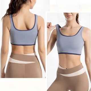 เสื้อสปอร์ตบรา ใส่ออกกำลังกายผู้หญิง เสริมฟองในตัว ใส่สบาย รัดรูปสวย กระชับสัดส่วน Size S-2XL