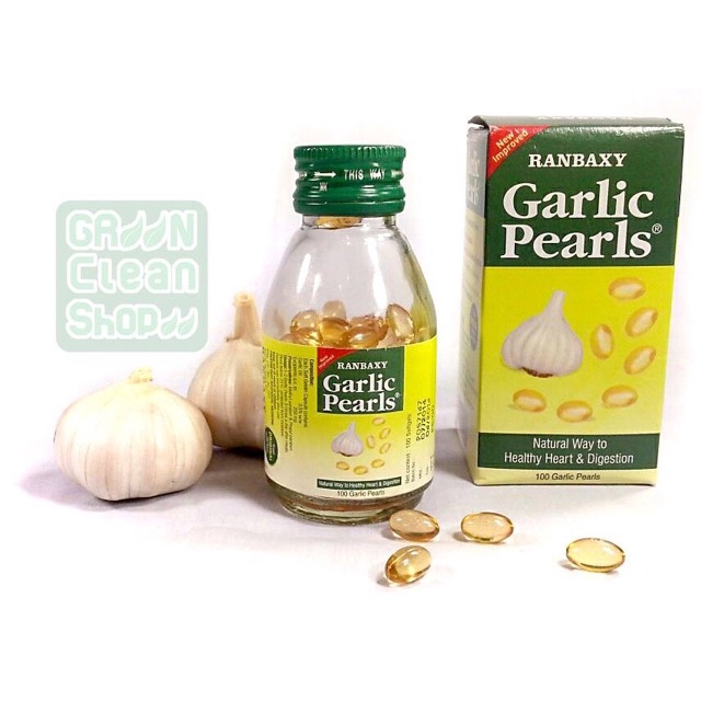 Garlic Pearls (100แคปซูล) น้ำมันกระเทียม