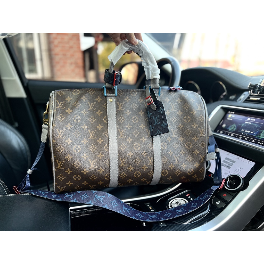 L-keepall 45 กระเป๋าถือ กระเป๋าสะพายไหล่ ความจุสูง แฟชั่นสําหรับผู้ชาย เหมาะกับการพกพาเดินทาง ชอปปิ้ง