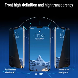 ฟิล์มกันมองกันเสือก ติดง่ายFor iphone 11 17 15 14 16 13 12 15 Pro Max ฟิล์มกันมองไอโฟน 13 ฟิล์มกระจก