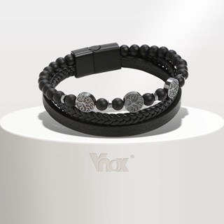 Vinox วินเทจ ต้นไม้แห่งชีวิต ธรรมชาติ หิน สร้อยข้อมือผู้ชาย,…