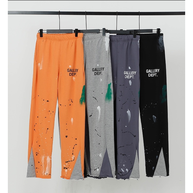 กางเกงขายาวลําลอง สําหรับผู้ชาย และผู้หญิง ลาย High Street Gallery Dept