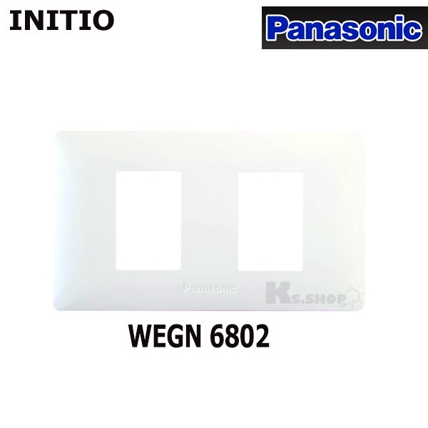 อุปกณ์ไฟฟ้า PANASONIC ฝาพลาสติก รุ่นINITIO 1ช่อง-6ช่อง สีขาว WEGN 6801-WEGN 6803,WEGN 6804,6806