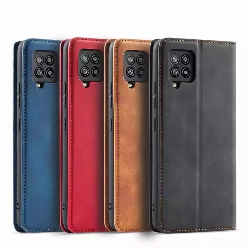 เคสฝาพับใช้สำหรับ Case For Samsung A06 A16 A55 A35 A25 A12 A07 A17 S25FE S24FE A56 ซองเปิดปิด ใส่นามบัตรได้ กันกระแทก