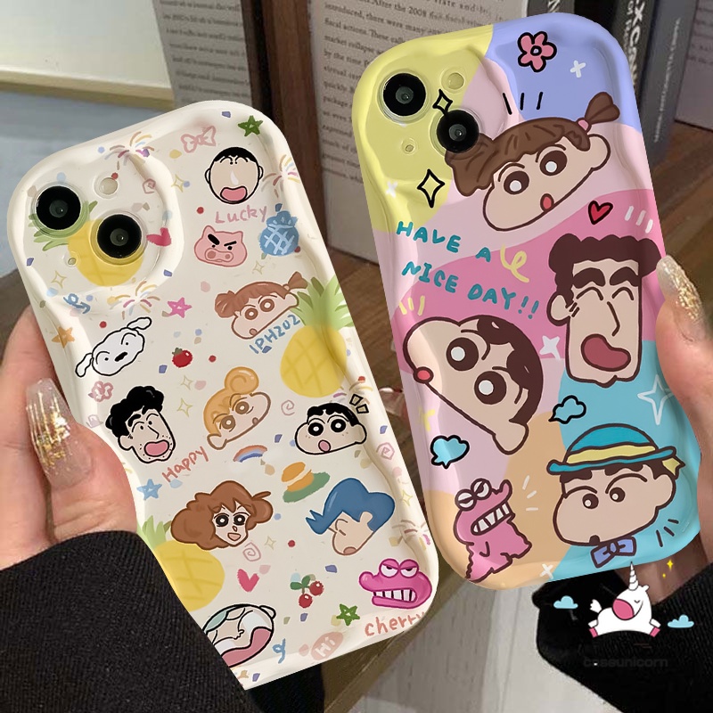 เคสโทรศัพท์มือถือ ลายการ์ตูนชินจังน่ารัก สําหรับ Vivo Y20 Y35 Y17s Y27 Y15 Y36 Y12 Y17 Y16 Y11 Y22 V29 Y15s V25 Y21 Y02 Y30 V25E Y22s V27 Y20s Y12s Y21s Y51 Y91C Y91 Y33 Y51A Y31 Y53s