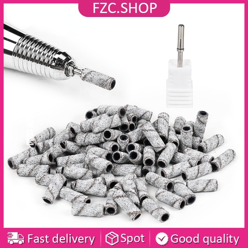 Fzc ดอกสว่านขัดเล็บไฟฟ้า สเตนเลส ขนาดเล็ก 3.1 มม.