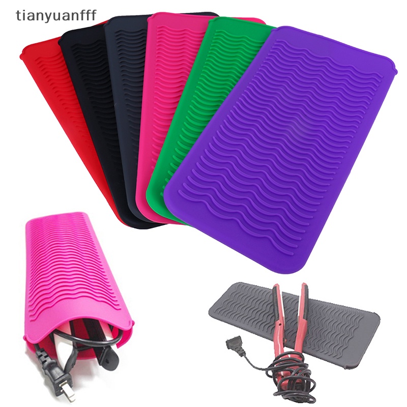 Tianyuanfff กระเป๋าซิลิโคน ทนความร้อน สําหรับใส่เครื่องหนีบผม