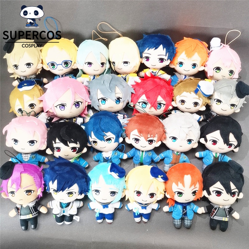 Ensemble Stars ของเล่นตุ๊กตา Kagehira Mika Sakuma Rei Tomoe Hiyori Amagi Rinne Saegusa Ibara Itsuki 