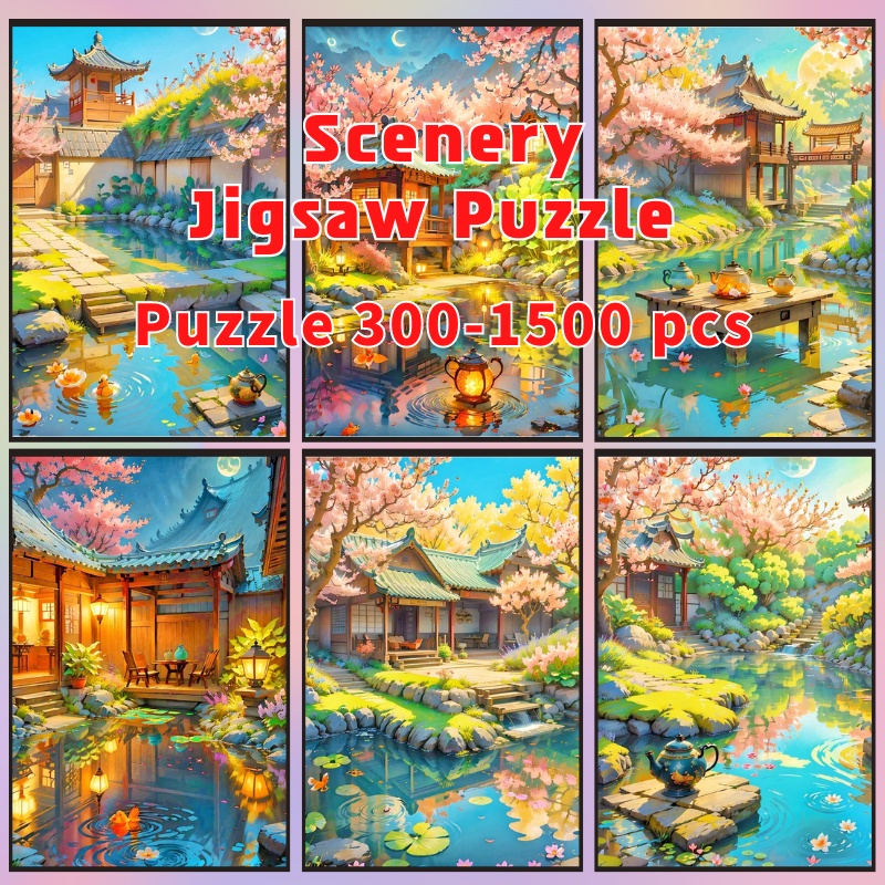 📣พร้อมส่ง📣【Scenery】jigsaw puzzle-จิ๊กซอว์-300-1000-ชิ้น- ชิ้นของเด็ก จิ๊กซอว์ไม้ 1000 ชิ้น จิ๊กซอว์ 1000 ชิ้นสำหรับผู้ใหญ่ จิ๊กซอ จิ๊กซอว์ 500 ชิ้น🧩18จิ๊กซอว์ 1000 ชิ้น สำหรับ ผู้ใหญ่ ตัวต่อจิ๊กซอว์ จิ๊กซอว์ การ์ตูน