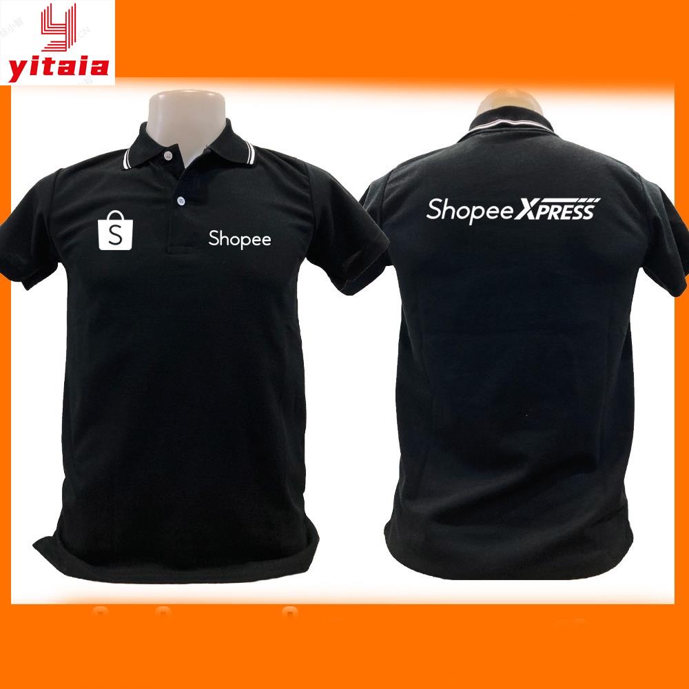 Shopee Xpress Polo Shopee Express คอปก ผ้าหนา ใส่สบาย