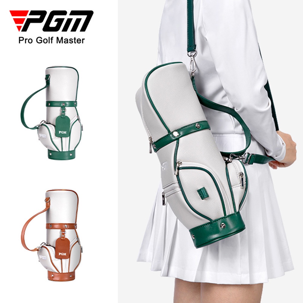 PGM SOB009 ใหม่เก็บกอล์ฟแบบพกพากระเป๋าน้ำหนักเบาสุภาพสตรีน่ารักกอล์ฟข้ามถุงกอล์ฟอเนกประสงค์