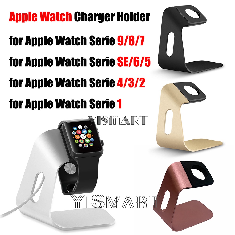 แท่นชาร์จอลูมิเนียม สําหรับ Apple Watch Series 9 8 7 6 5 4 SE