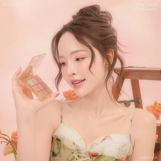 Mei Linda Your Candy Dream Palette 5.4g เมลินดา พาเลทอายแชโดว์เนื้อแมทและชิมเมอร์โทนเรนโบว์พาสเทล