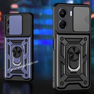 เคสโทรศัพท์สําหรับredmi 13Cหมายเหตุ13 pro 4G 5G 2024 Redmi13C 2023 เกราะแข็งกันกระแทกโทรศัพท์ปลอกแหวนขาตั้งป้องกันฝาหลังกรณี
