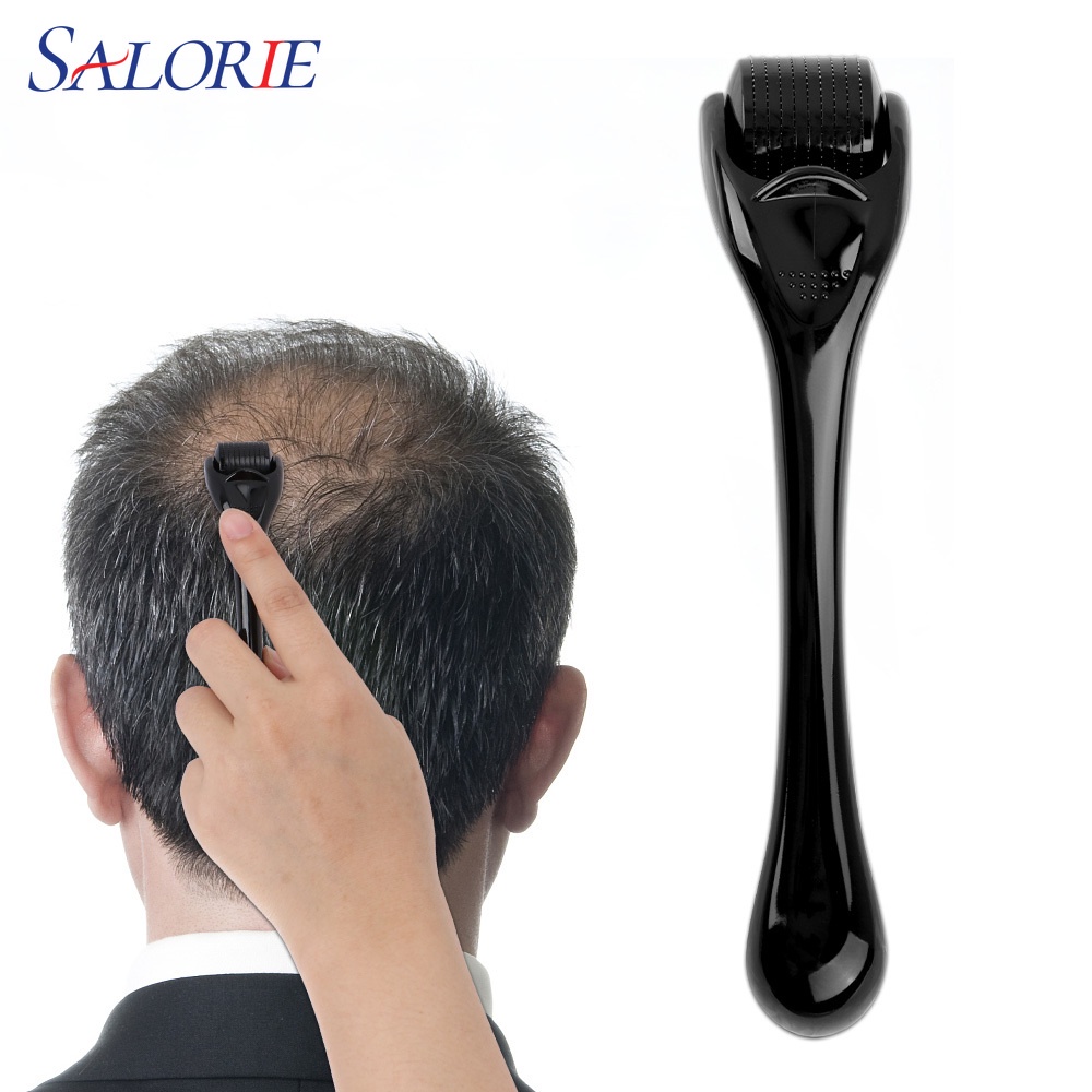 Salorie 540 Derma Roller 0.2/0.25/0.3 มม. ลูกกลิ้งนวดเครา ช่วยให้เส้นผม หรือเคราเจริญเติบโต Derma บําบัดผิว สําหรับทุกเพศ