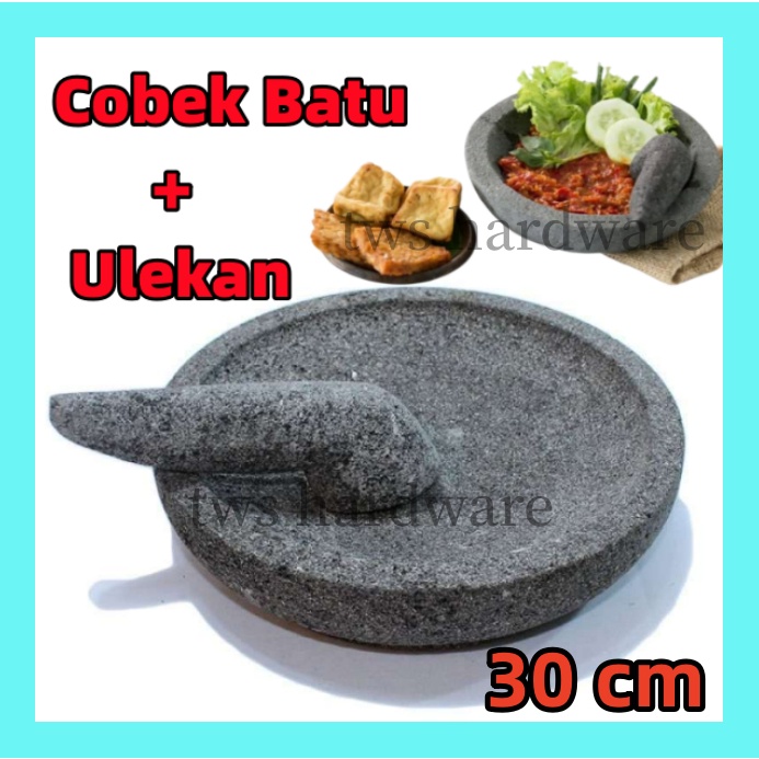 COBEK BATU LAVA GUNUNG MERAPI  Gesek Batu Original | Mortar &amp; Pestle Lesung Gesek Sambal/ Lesung Batu s