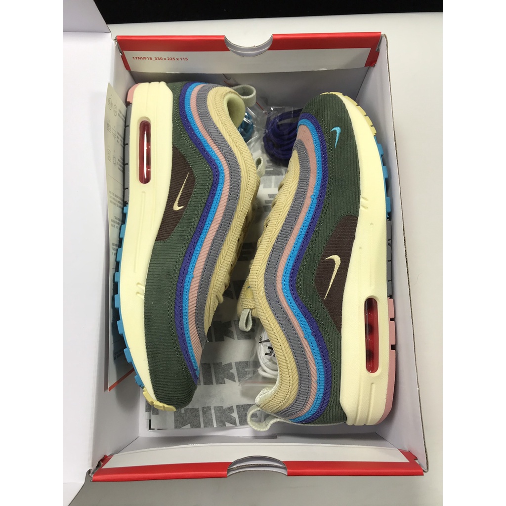 Nike Air Max 1 97 Sean Wotherspoon  AJ4219 400 ( Originals Quality 100% ) Men's And Women's Sneaker