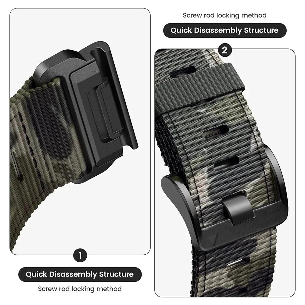 สายนาฬิกาข้อมือไนล่อนถัก 22 มม. 26 มม. สําหรับ Garmin Fenix 7 7X 6X Pro Epix Pro Gen 2 51 มม. 47 มม. Fenix6 5Plus 5XPlus