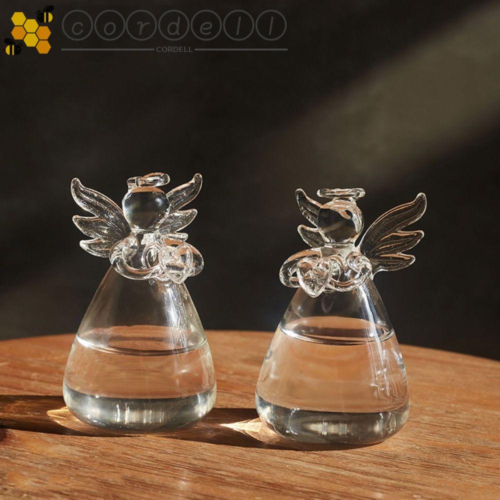 Cordell แจกันแก้วไฮโดรโปนิกใส รูปนางฟ้า สําหรับตกแต่งบ้าน DIY