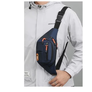 กระเป๋าคาดอก กระเป๋าคาดเอว กระเป๋าผู้ชาย C77# C78# Fashion ผ้าไนลอน