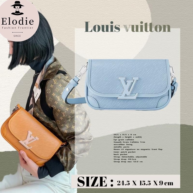 หลุยส์วิตตอง กระเป๋า Louis Vuitton BUCI กระเป๋า LV กระเป๋า Messenger ผู้หญิง