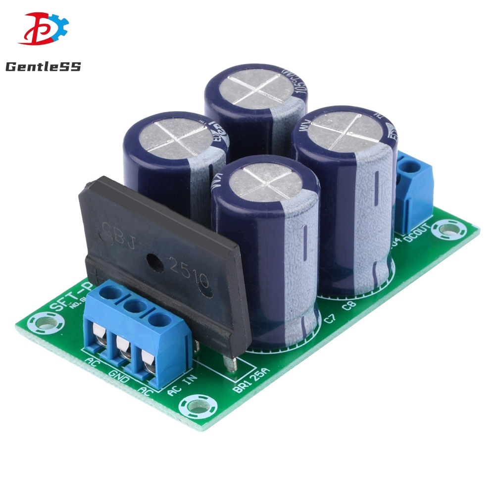 PW28 25A แหล่งจ่ายไฟคู่กรองเครื่องขยายเสียง Rectifier BOARD สะพานแบน Non-Regulated Power Supply Board