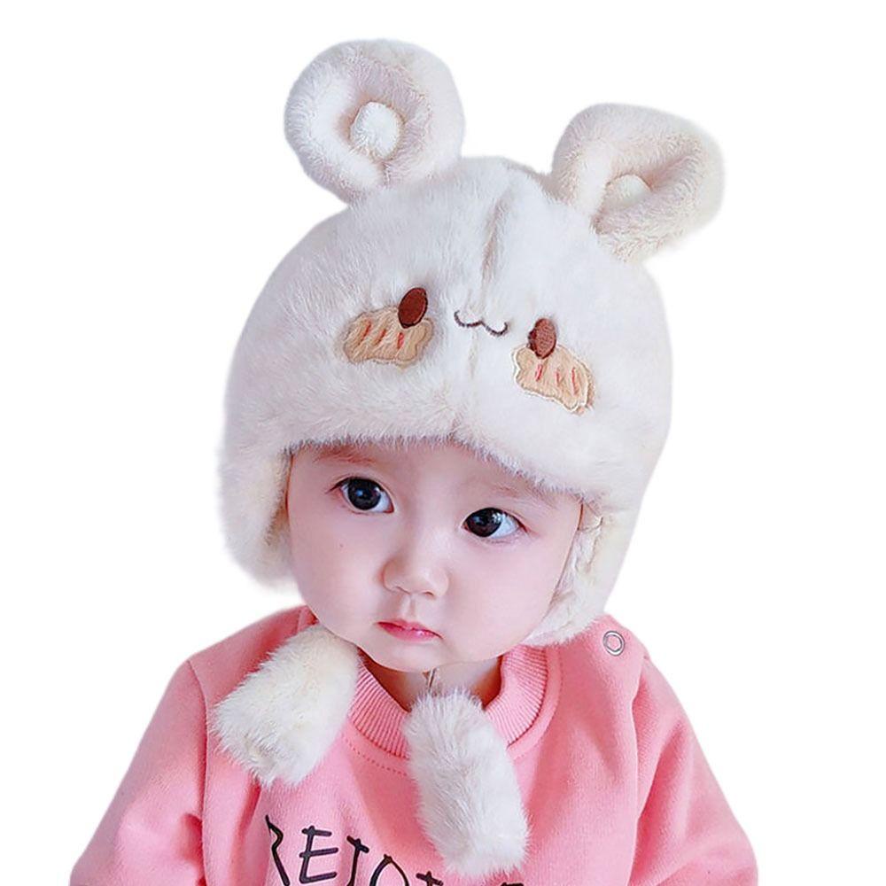Blliss เด็กทารกตุ๊กตาหมวก,นุ่มการ์ตูนฤดูใบไม้ร่วงหมวกฤดูหนาว,เด็กหมวกหนา Earmuff ป้องกันหู Bonnet เด็กทารกเด็ก - รูปที่ 3