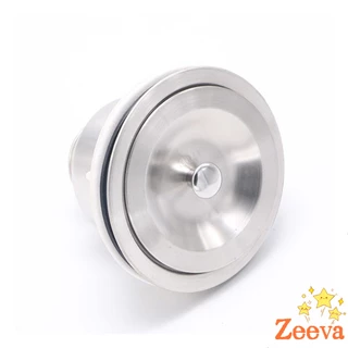 Zeeva สะดืออ่างล้างจาน 201 วัสดุสแตนเลส ตะกร้ากรองเศษอาหาร Kitchen Sink Strainer
