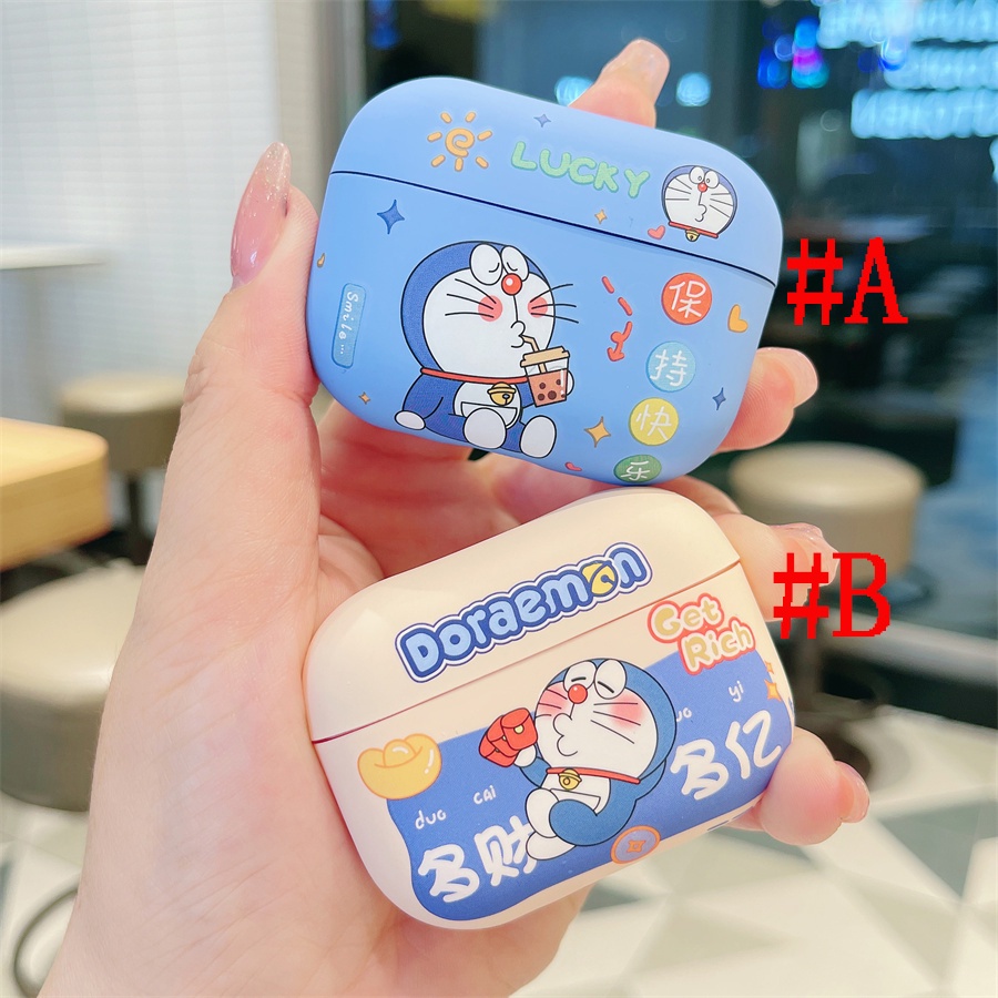 เคสซิลิโคน เคส AirPods Pro2 AirPods Pro Airpods3 gen3 AirPods2 Cute Cartoon Doraemon โดราเอมอน Protective Silicone Case