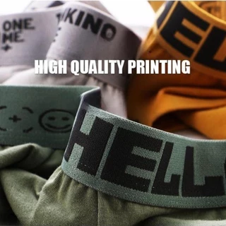 Men underwear กางเกงชั้นใน ขาเว้า เนื้อผ้านิ่ม สวมใส่สบาย ระบายอากาศได้ดี Size L-4XL