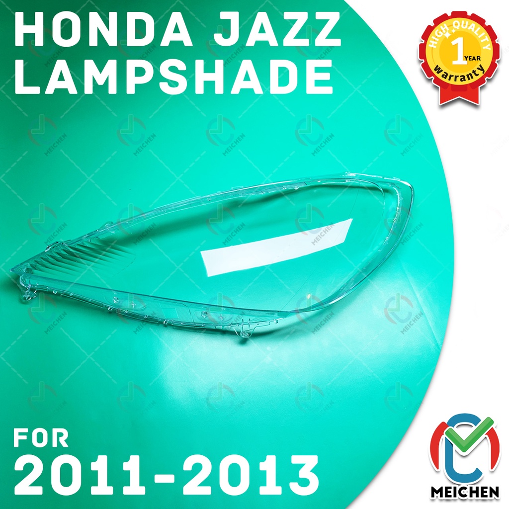 ฝาครอบเลนส์ไฟหน้า Honda Jazz GE 2011-2013 โคมไฟหน้า เลนส์ ไฟหน้า front lamp headlamp headlight front light