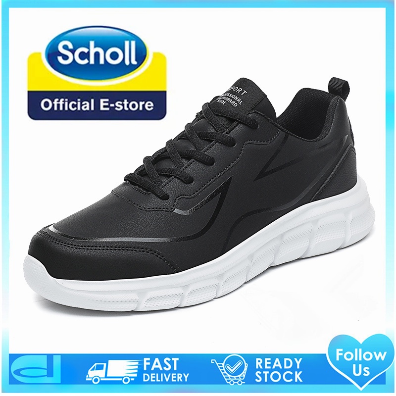 Scholl รองเท้ากีฬา รองเท้าผ้าใบ สลิปออน ส้นแบน สไตล์เกาหลี สําหรับผู้ชาย ไซซ์ 45 46 47 48 - รูปที่ 2